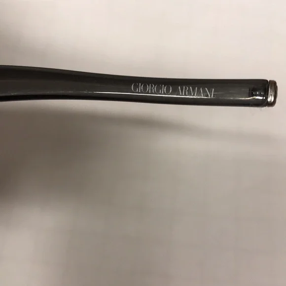 GIORGIO ARMANI SUNGLASSES vintage dust bag ,case original set grey ombré GA logo - Picture 10 of 16